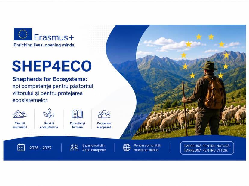 ROMONTANA, partener în proiectul Erasmus+ SHEP4ECO pentru viitorul păstoritului și al serviciilor ecosistemice în zonele montane europene – 3