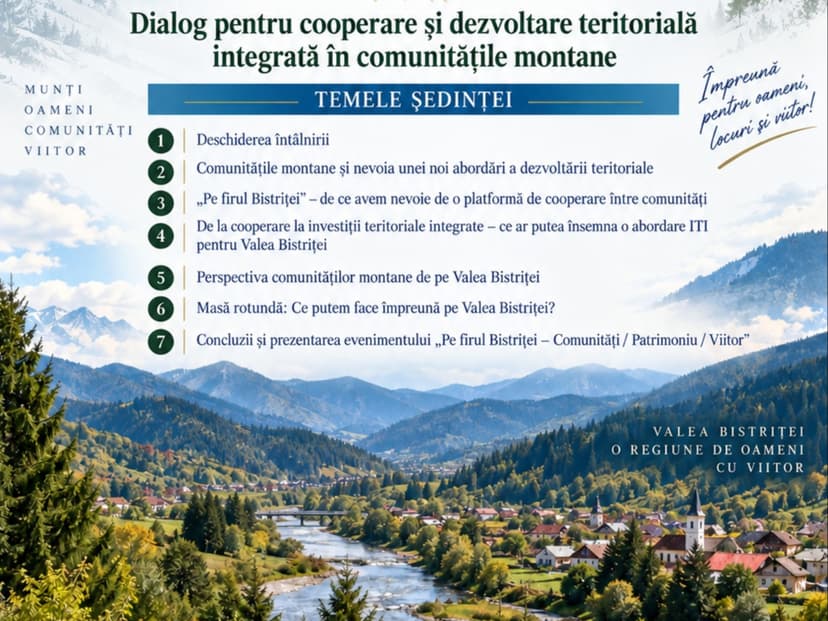 Valea Bistriței – Comunități care construiesc împreună. – 1
